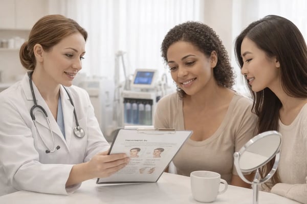 Personalized collagen treatment consultation