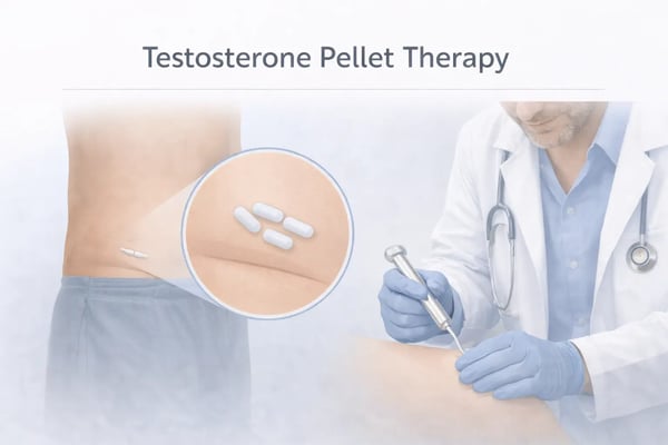 Testosterone pellet therapy for long-term hormone balance in men