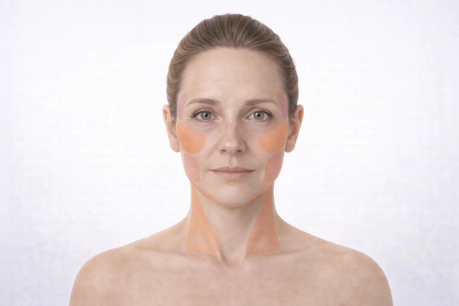 Facial fat loss patterns caused by rapid GLP-1 weight loss affecting cheeks, under-eyes, jawline, and neck